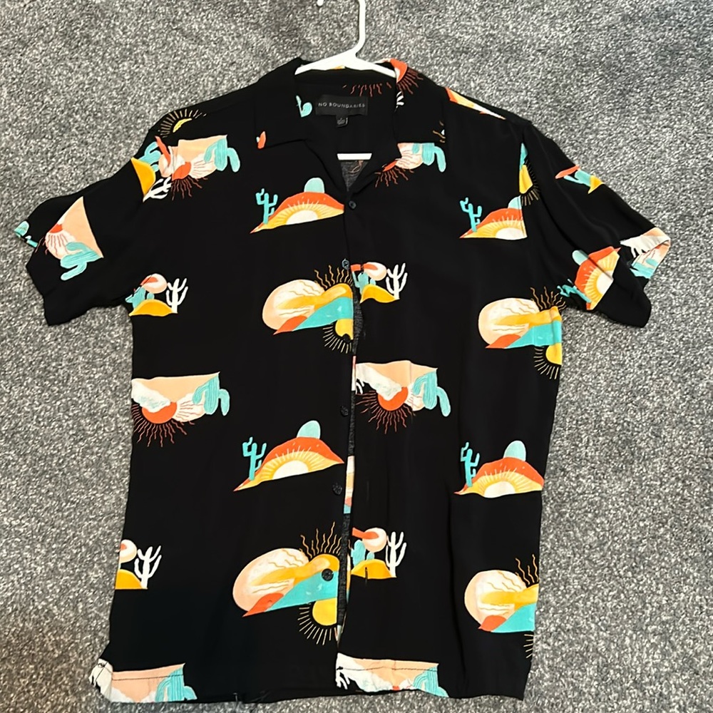 No Boundaries button up shirt